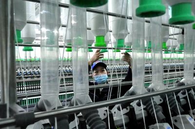 沙灣市各企業加快生產，紡紗加工行業全力爭創“開門紅”